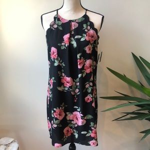 NWT Black Floral Dress